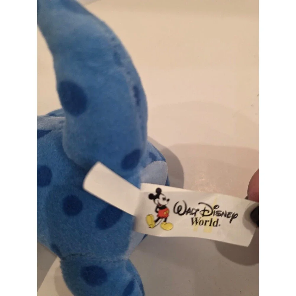 Walt Disney World Blue Woozle Bean Bag Plush Embroidered Eyes 6” Stuffed Pooh